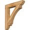 Ekena Millwork Imperial Slat Rough Sawn Bracket, Western Red Cedar, 6"W x 38"D x 42"H BKT06X38X42IMP06RWR - alternate 1